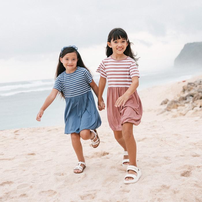 LEWIS EMMA - Sugar Puff Dress (2-14 Tahun) Dress Anak Perempuan / Baju Terusan Lengan Pendek