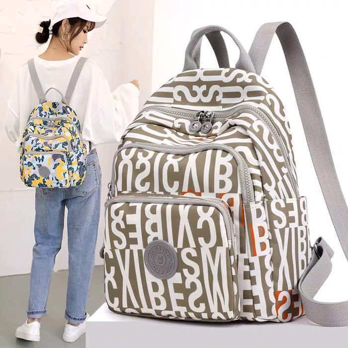 Tas Wanita Import Jinjing Ransel YS68011 68011 Motif Campur Super