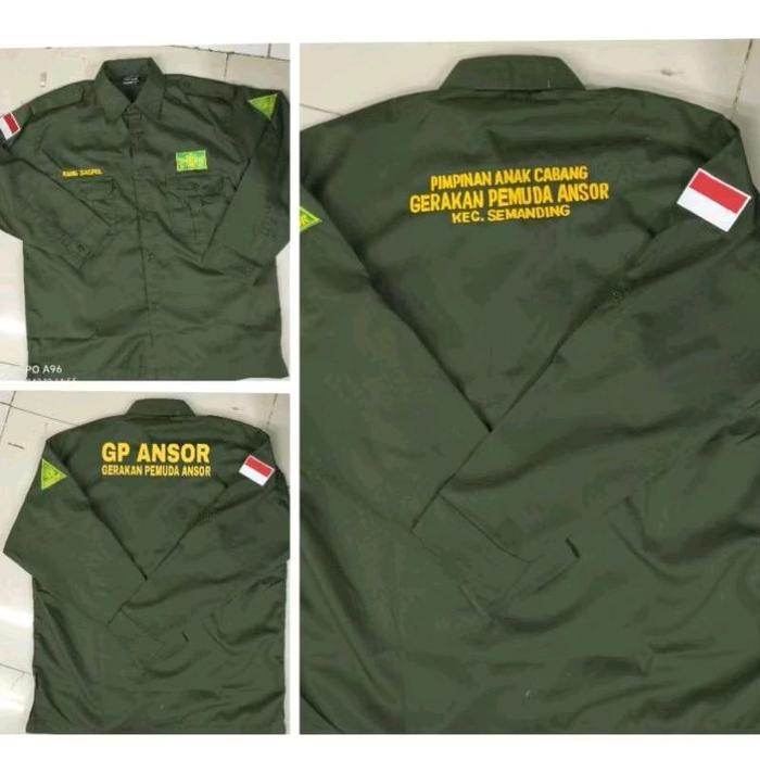 Kemeja Ansor baju Ansor seragam Ansor Pdh Ansor Pdl Ansor kemeja kerja Ansor baju kerja Ansor seraga