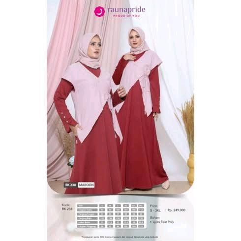 RAUNA GAMIS DEWASA KATUN RK 238