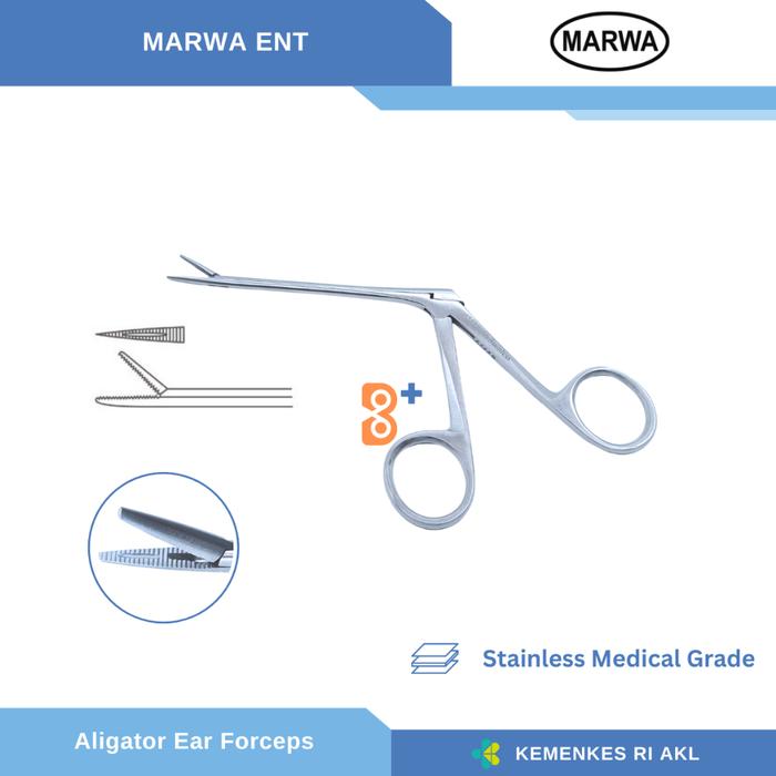 Hartman Aligator Ear Forcep / Klem Aligator THT Telinga