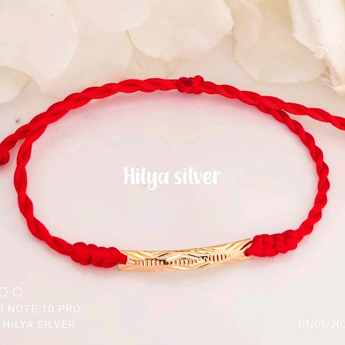 gelang xuping lapis emas gelang tali