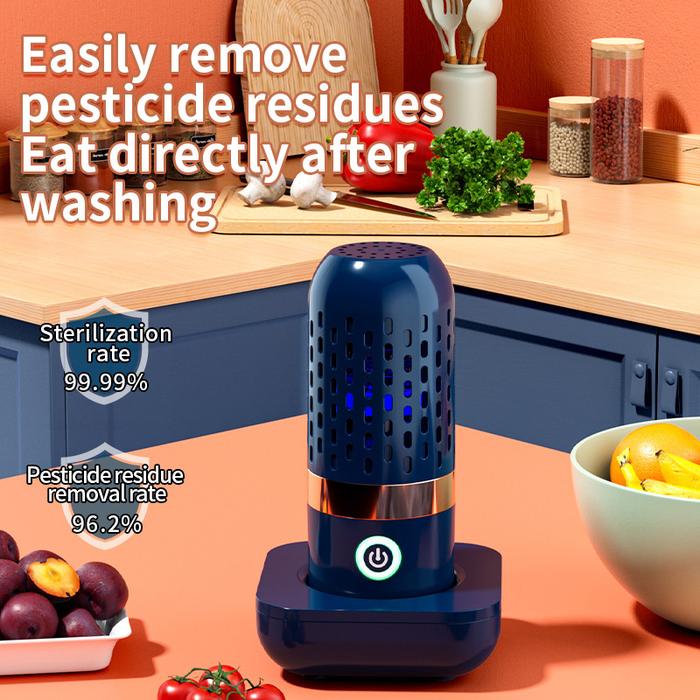 Vegetable Cleaning Machine Capsule Shape Protable Wireless Ultrasonic