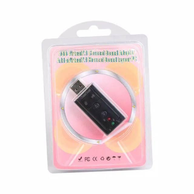 SOUND CARD USB VIRTUAL ADAPTOR 7.1 CHANNEL USB SOUND CARD