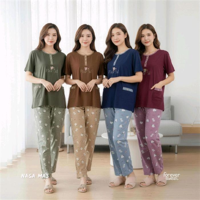 TERMURAH Baju Tidur FOREVER Sweet Concept CP Celana Panjang Mama Size