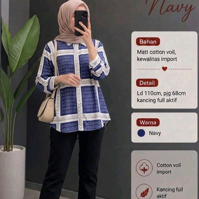 dior blouse | blouse premium | blouse kekinian |