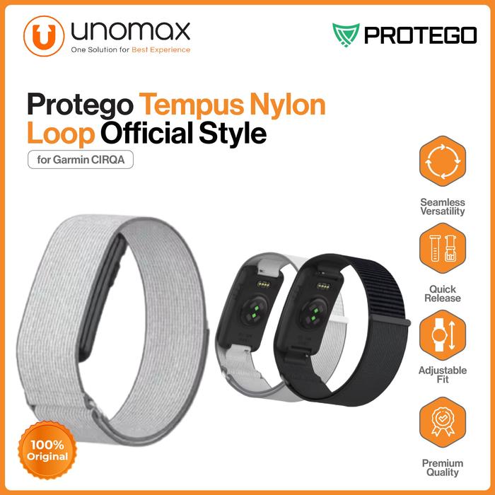 Watch Strap / Band Compatible For Garmin CIRQA Protego Tempus Nylon Loop Official Style (PT-113/PT-1