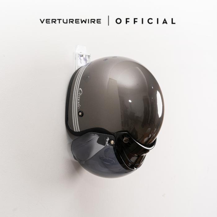 VERTUREWIRE Rak Helm Minimalist / Gantungan Helm Besi