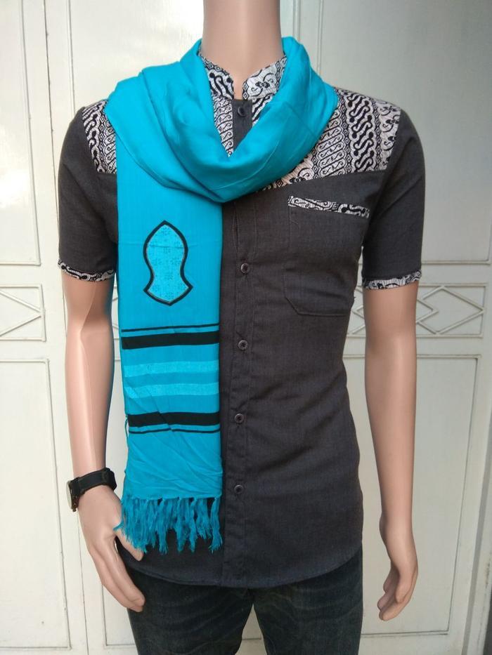 Sorban Syal Rida Solo Terompah  Rayon Ukuran 210 X 120 Cm Sorban  Habib Sorban  Gus Iqdam Pasti Ori