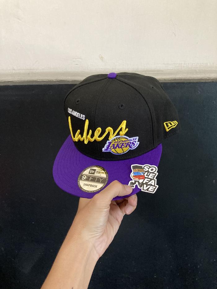 TOPI 950 SNAPBACK x NBA LA LAKERS Q424 VINTAGE SCRIPT ORIGINAL NO BOX