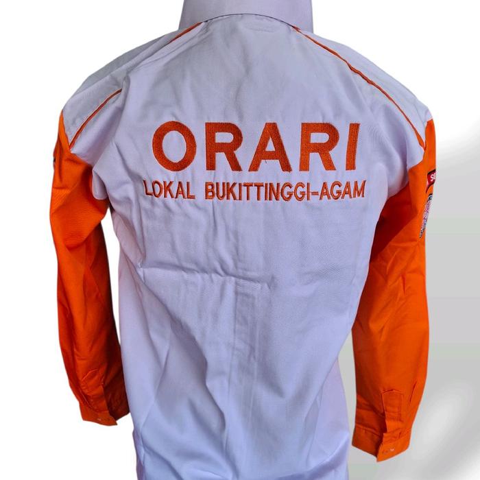 KEMEJA ORARI PANJANG BORDIR DEPAN BELAKANG. BAJU ORARI Panjang