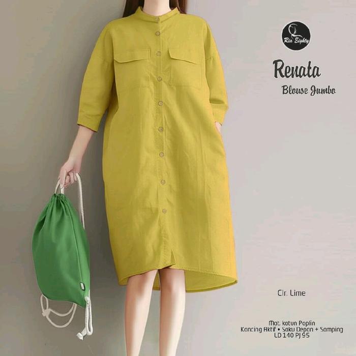 Renata yellow Tunik JUMBO ld 140 / riaeighty