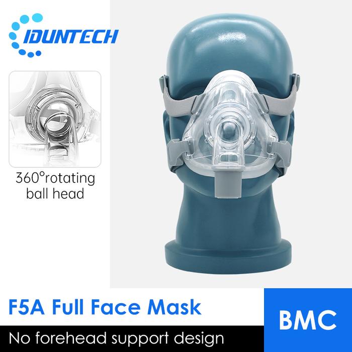 BMC F5A Full Face Mask For CPAP APAP BiPAP Machine Size S/M/L CPAP