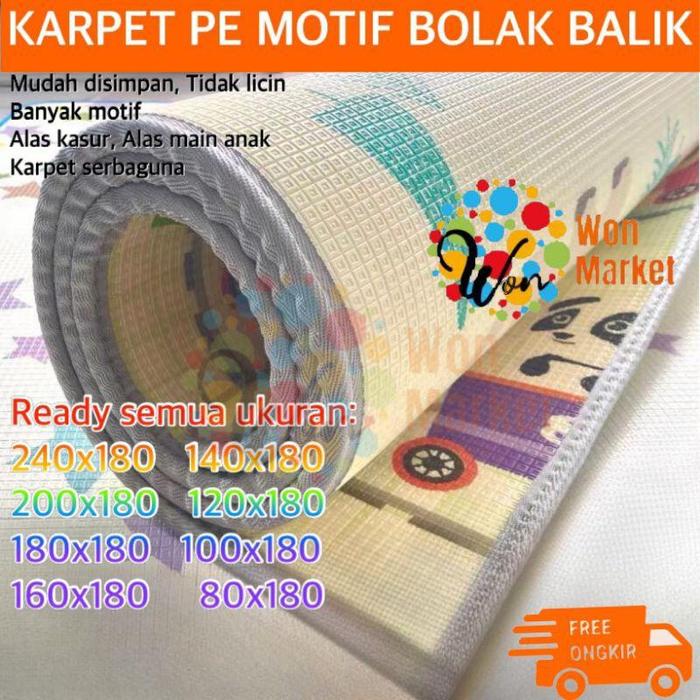 karpet FOAM EPX jumbo bolak balik 240  200  180  160  140  120  100  80 | karpet jumbo | karpet teba