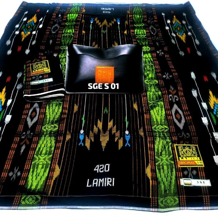 SARUNG LAMIRI 420 SGE ,SUTRA 80%(RASA FULL SUTRA)