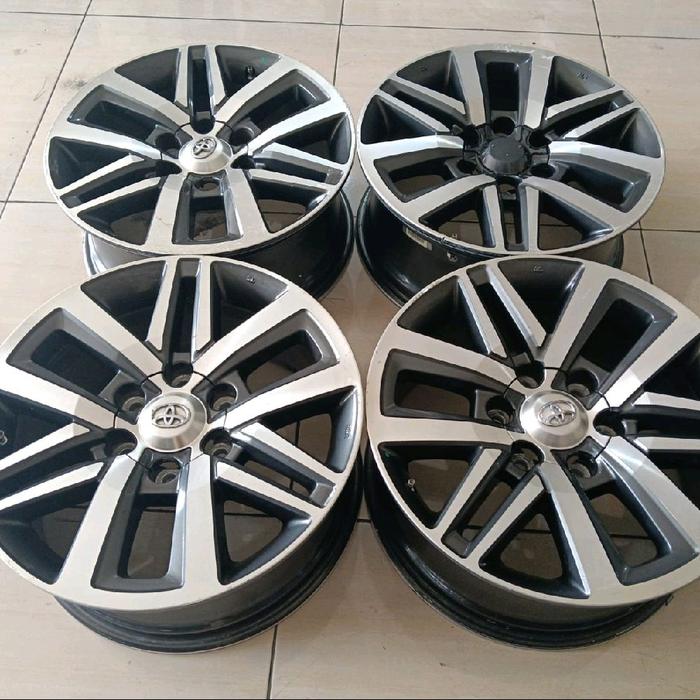 Velg Murah Copotan Fortuner Vrz R18 inch, Lebar 7,5Inch Pcd 6x139.7inch Et30 inch