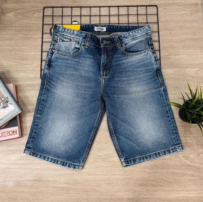 CDP241D celana pendek jeans denim pria LOIS original murah terbaru 33. 3second emba cardinal