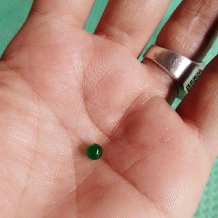 Batu akik mustika daun hijau