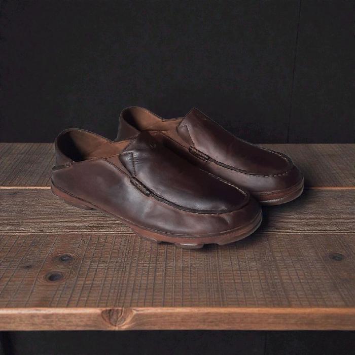 OluKai Men's Moloa-10128-nubuck Leather Loafer