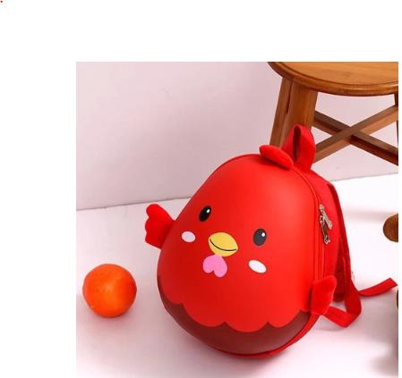 Ransel Backpack Itik Anak Sekolah PAUD TK Ayam Chicken Telur Lucu