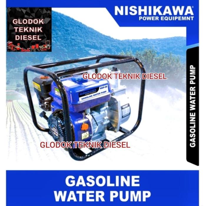 Nishikawa Pompa Air Alkon 2 Inch Bensin NGP 20 Gasoline Alkon Waterpump 2"