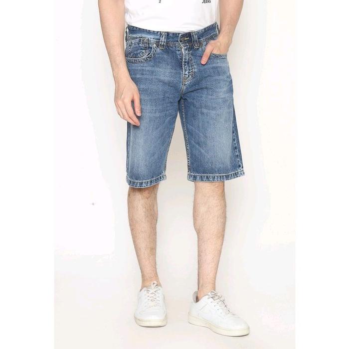 Celana Jeans Pendek Pria Original Lois CFD047D Dewasa Denim
