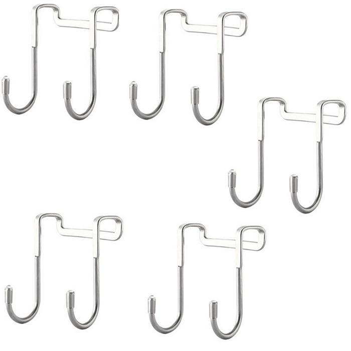 Stainless Steel Hook Double S-Type Hook Door Hook Back Hook