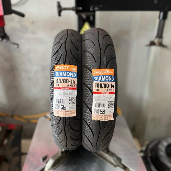 PM PAKET GOLDEN CROWN 90/80 - 100/80 Ring14 Tubeless Thn 2026