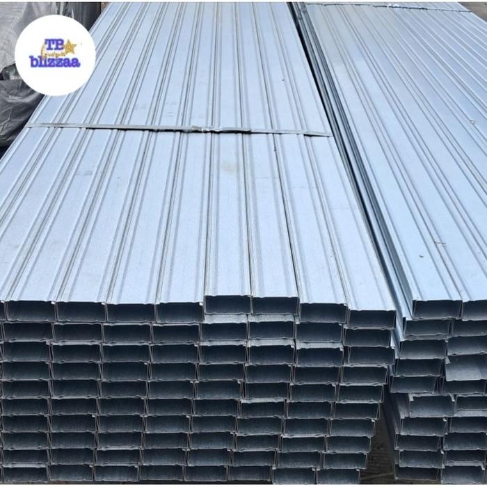 Baja Ringan C75 6Mtr Kaso Baja Ringan Truss Kanal C75 Galvalum 6 Mtr