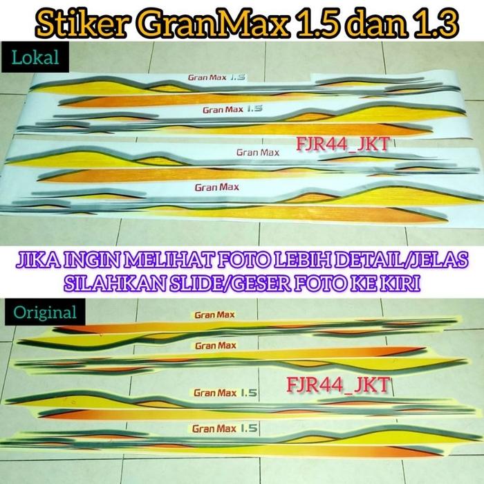 stiker grand max 1.5/ stiker gran max pick up/ stiker granmax pick up