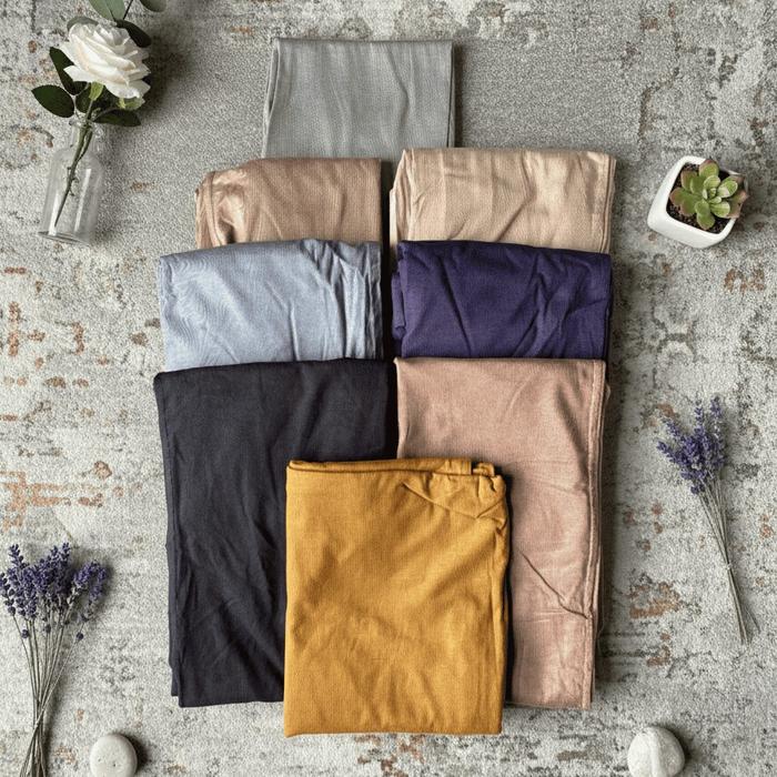 Hijab RKN - Pashmina Kaos Segitiga - Hijab Pashmina Instan - Hijab Instan Rayon