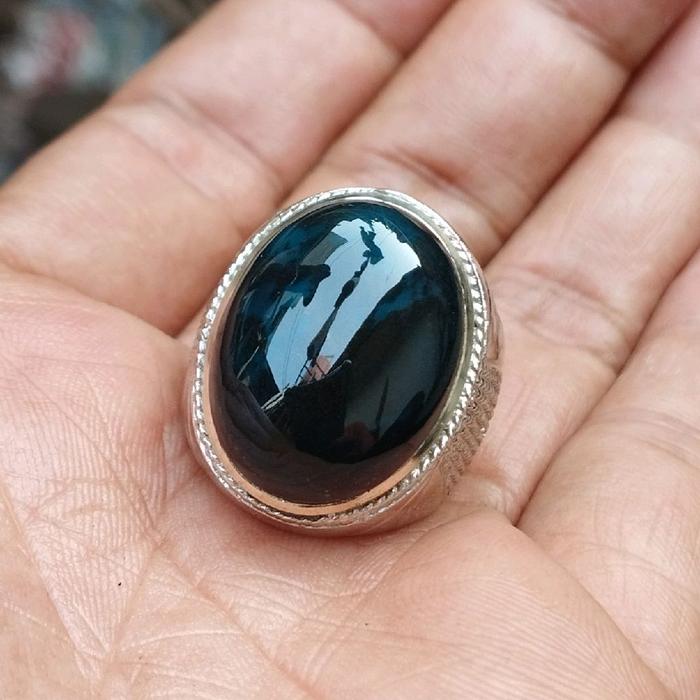 natural bacan Doko majiko hitam semu coklat batang clean ngaca Elegan Cincin Kristal