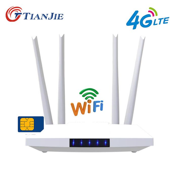 TIANJIE LM321 3G 4G LTE Cat4 Wifi Router Hotspot Unlocked Sim Card