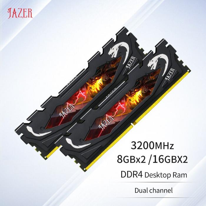 JAZER DDR4 16GB 8GB RAM Memory Rams 3200mhz Memoria DDR4 3200mhz XMP