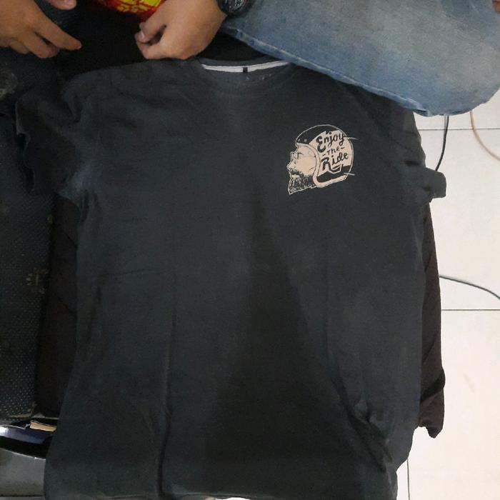 Kaos Vintage QueenBeer Enjoy The Ride Hitam