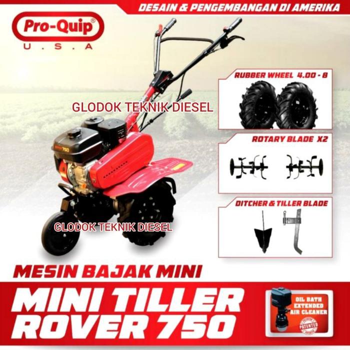 MESIN BAJAK MINI / MINI TILLER / CULTIVATOR PROQUIP ROVER 750 KUALITAS TERBAIK