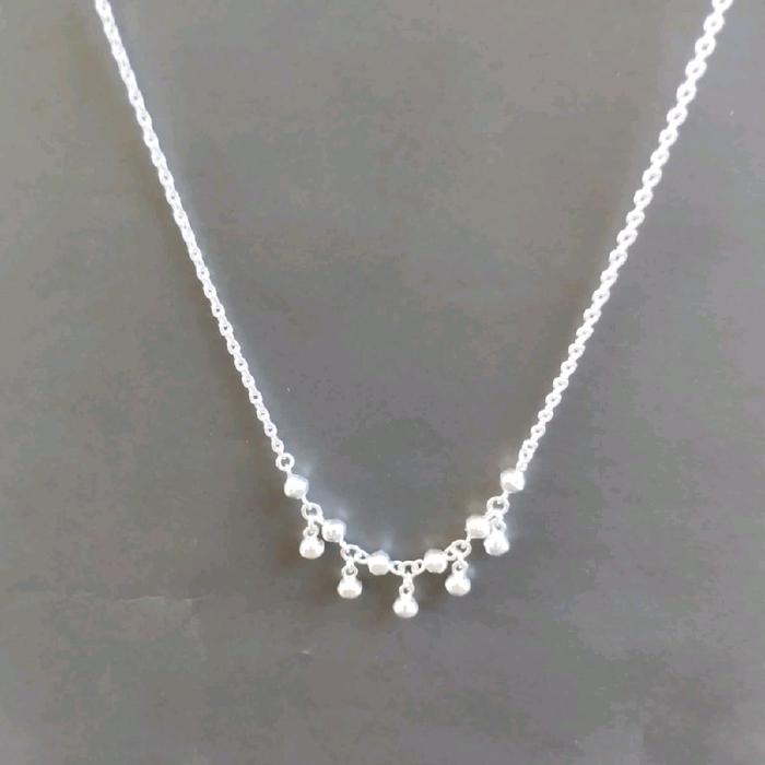 kalung perak murni rantai medan