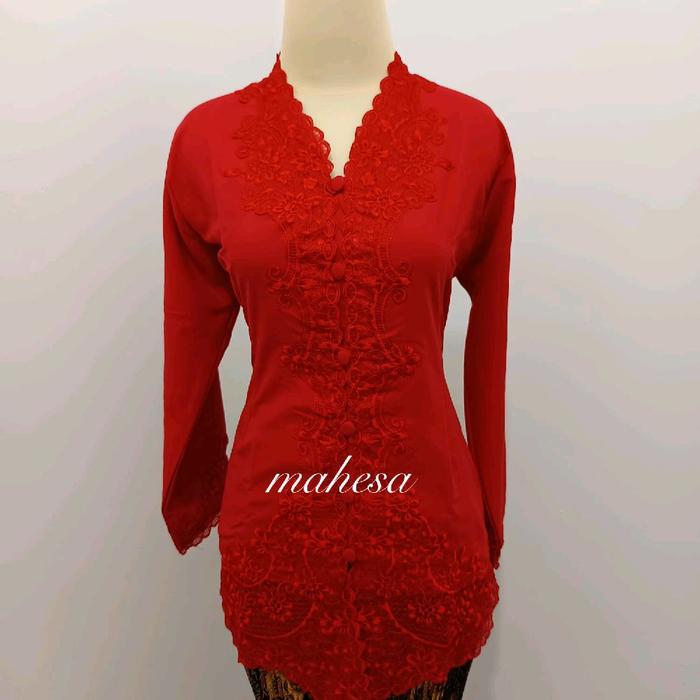 Kebaya encim Hitam bordir