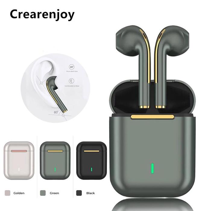 TWS J18 Handfree Bluetooth Headphones Wireless Sports Earphones