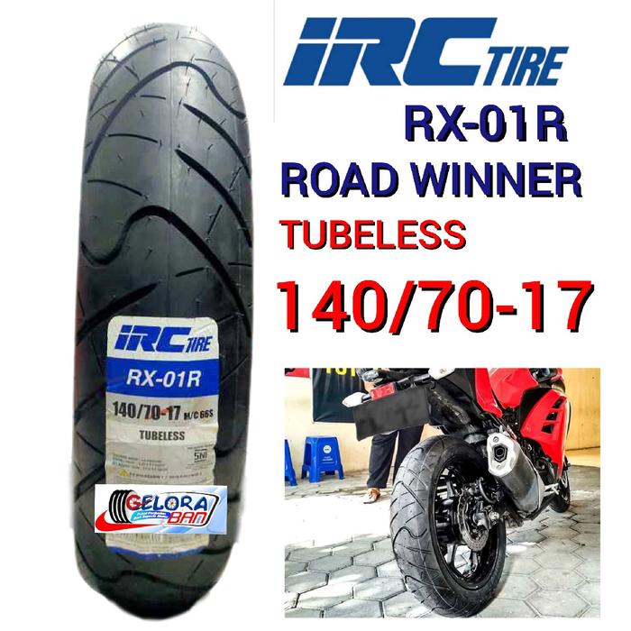 Ban Tubeless Irc RX-01R 140/70-17 ban honda bison viksion megapro jupiter mx ban tubeless ring 17 ba