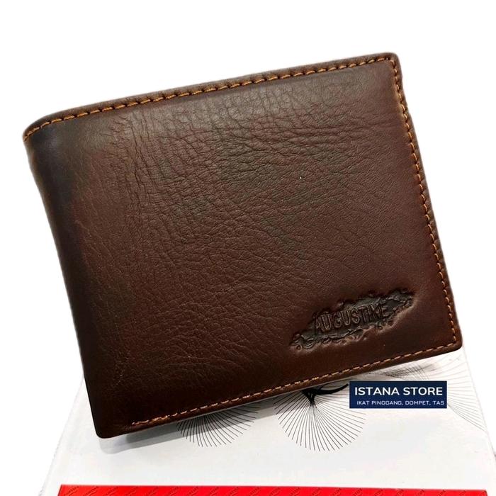 Dompet pria kulit asli embos/dompet asli kulit original Augustine dompet pria kulit nappa