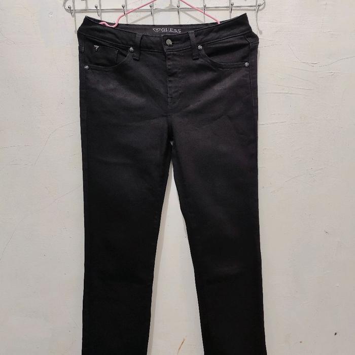 Celana Jeans Hitam Guess Ori Second Size