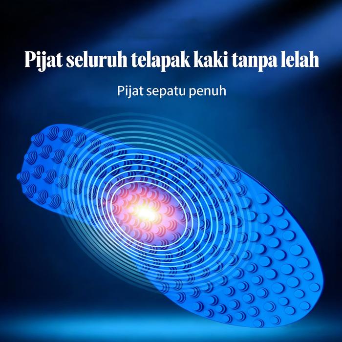 Sandal Rematik Terapi Pijat Akupuntur Kaki Kesehatan Pria Wanita Insole Alas Sepatu Gel Silikon Pija