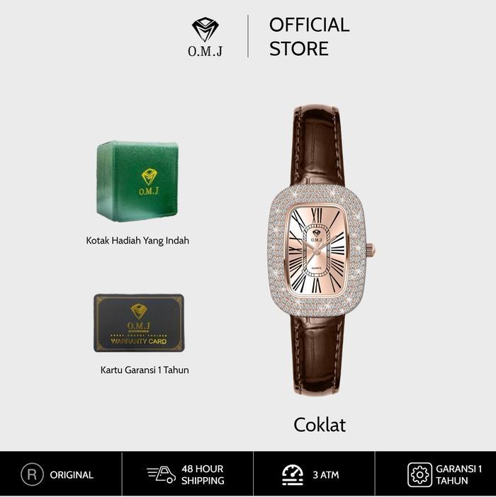 Cod Omj Watch G063 Jam Tangan Wanita Original Terbaru 3Atm Anti Air Fashion Simple Santai Elegant Lu