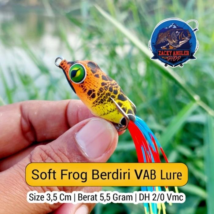 Soft Frog Skrit Berdiri VAB Lure Umpan Casting Gabus