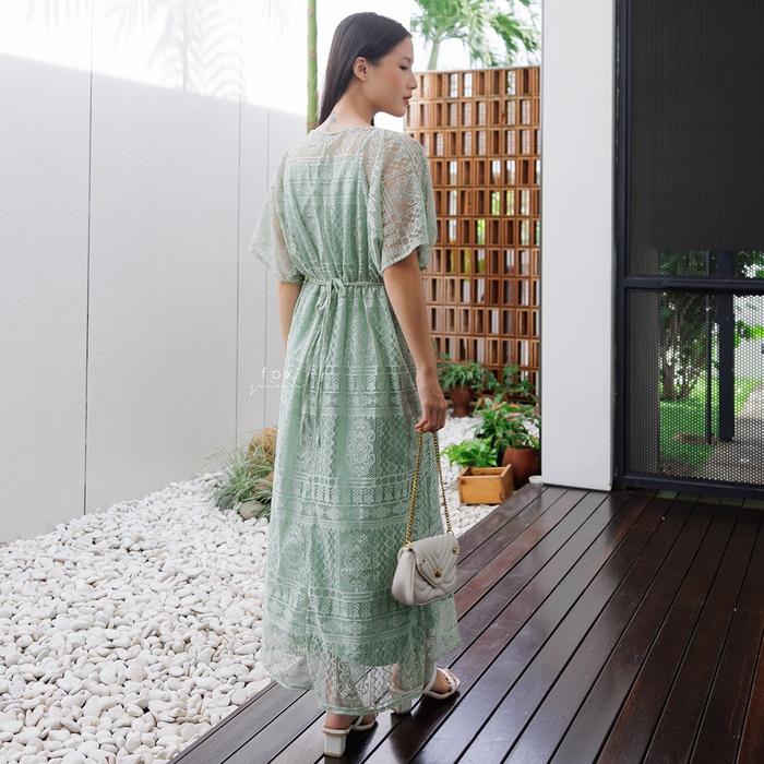 Foxquinn SAFIA DRESS / Dress Wanita / Kaftan Dress