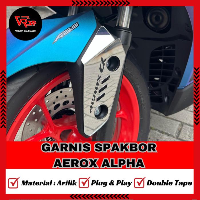 VRGP Garnis Spakbor Aerox Alpha/Aerox Turbo/ Cover Spakbor Aerox Alpha/ Aksesoris Aerox Alpha