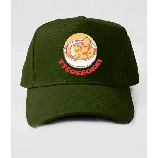 topi velcro baseball premium desain toppoki tteokbokki teokboki korea