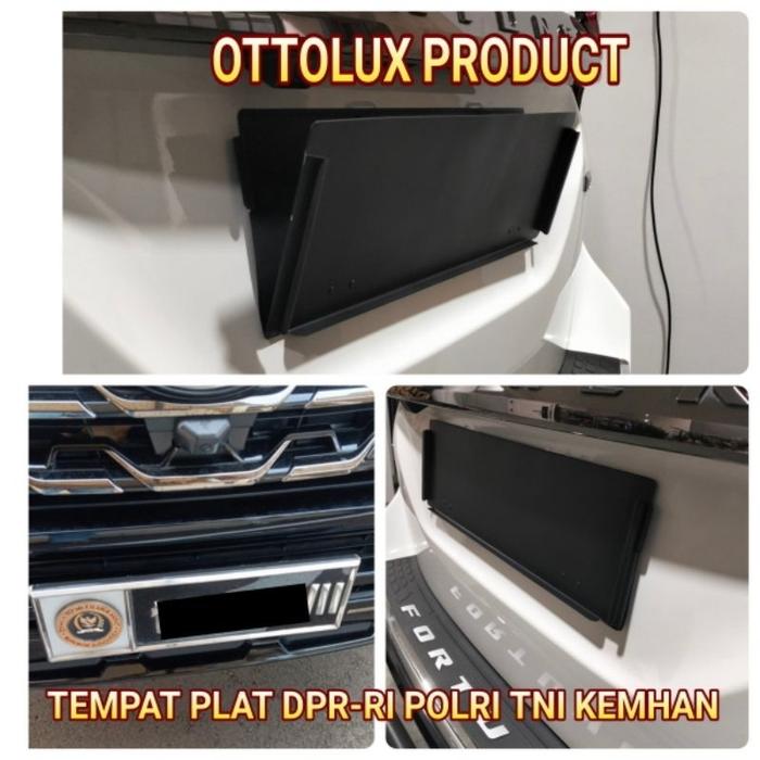 Dudukan plat nomor bisa plat Samsat & Plat dinas Huruf Timbul Dprri / TNI polri Kemhan