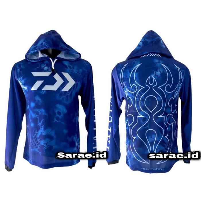 Baju jersey mancing lengan panjang kaos jersey mancing motif printing